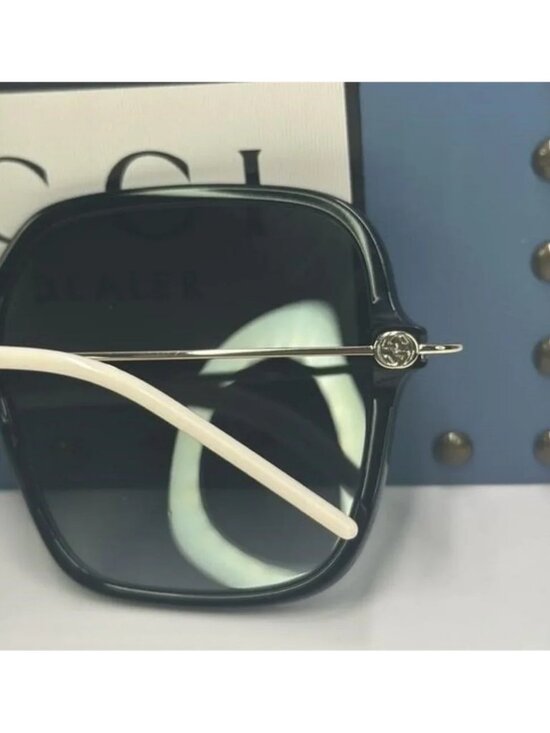 ?- New Authentic Gucci Grey Butterfly Ladies Sunglasses GG1267SA 001 60